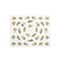 Wrapables Fingernail Stickers Nail Art Nail Stickers Self-Adhesive Nail Stickers 3D Nail Decals - Asian Inspired Lotus, Ginkgo Leaves, Cherry Blossoms & Koi (3 Designs/6 Sheets)